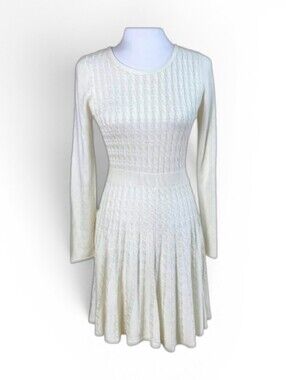 luxury white dress Ivory Double Layered Silk Dress main image 0